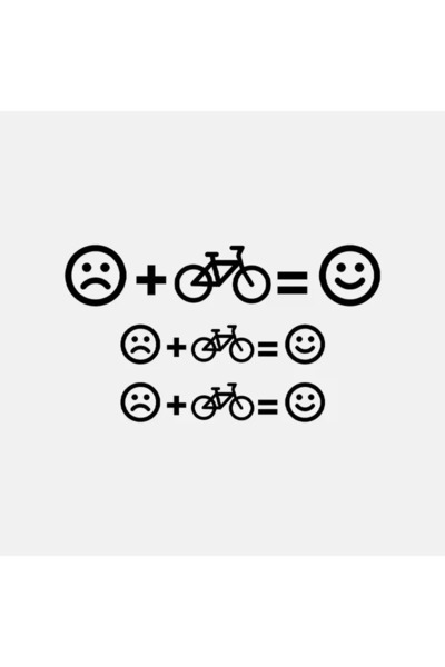 Choice black1Set 1Set Bike Stickers Personalized MTB Road Frame Decals Emotic...