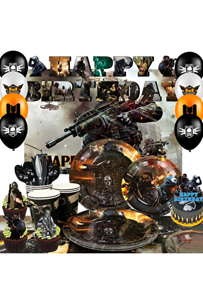 Miniso 98 قطعة من لوازم حفلات أعياد الميلاد بطابع لعبة كول أوف ديوتي - زينة ك...