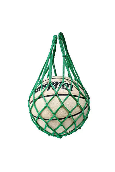 Choice حقيبة شبكية من النايلون الأخضر (قطعة واحدة) - حقيبة تخزين سميكة لكرة ا...