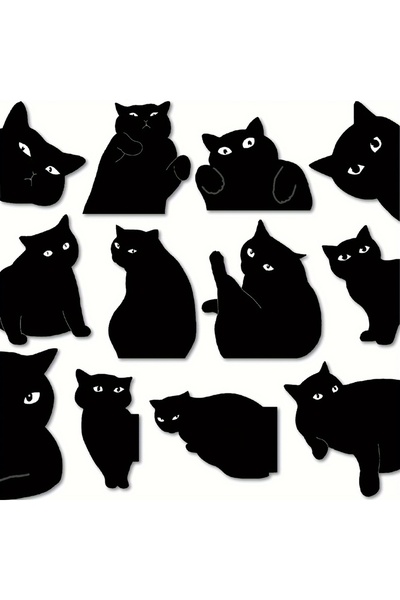 Choice 12 قطعة من فواصل الكتب المغناطيسية لمحبي الكتب، فواصل كتب على شكل قطط ...