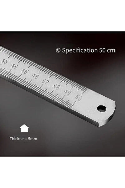 Choice 50cm (5 mm thick) Engineered for Emergencies: 50cm Stainless Steel Rul...