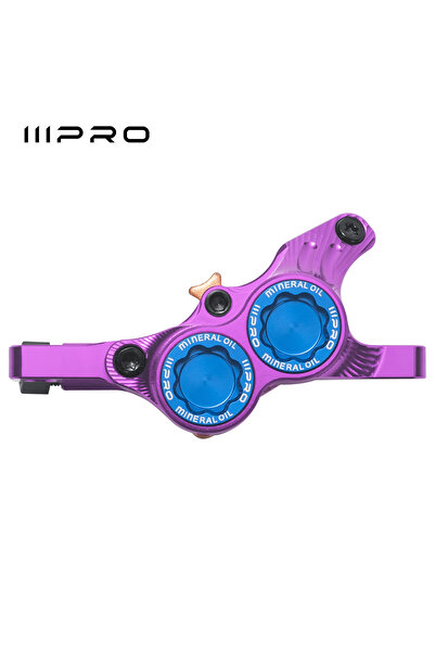 Choice فرجار مكابح قرصية هيدروليكية من نوع IIIPRO ذو قاعدة مسطحة باللون الأرج...