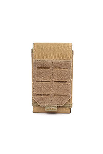 Choice TAN Outdoor Sports Molle Phone Pouch Laser Cut Molle Phone Pouch Waist...