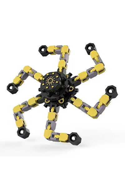 Choice كيس أصفر اللون، لعبة سبينر مشوهة بسلسلة للأطفال، لعبة سبينر يدوية مضاد...