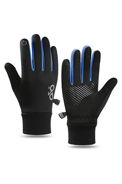 Choice قفازات شتوية زرقاء للأطفال من عمر 11-16 سنة، زوج واحد، قفازات ناعمة ود...