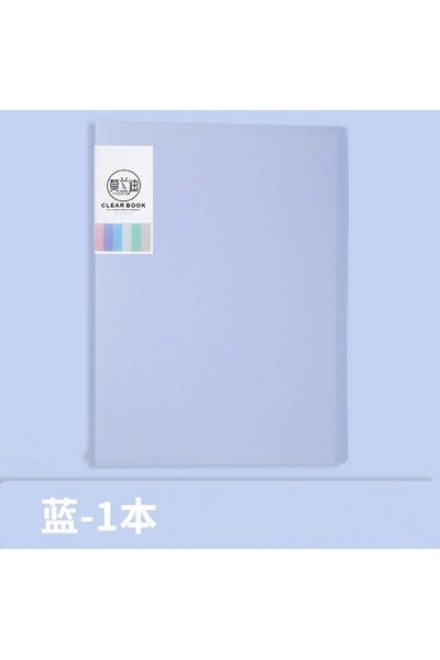 choice2 blue-B13681A 20 pages A4 Folder Information Kit, 1 Piece, Transparent...