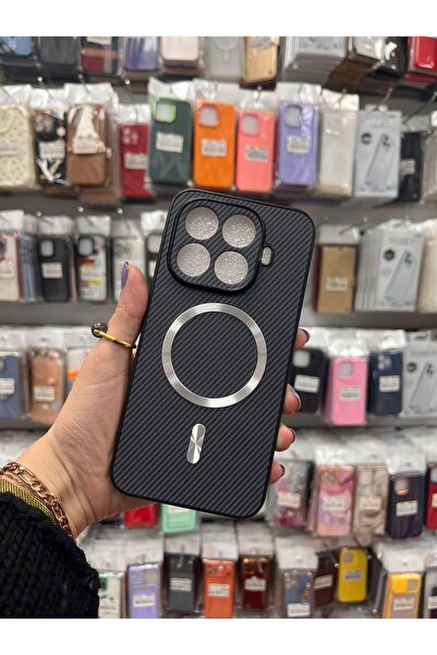 TECNOTREND Mİ 15T Pro 5G Uyumlu Telefon Kılıfı Karbon Fiber Dokulu Elektro Ka...