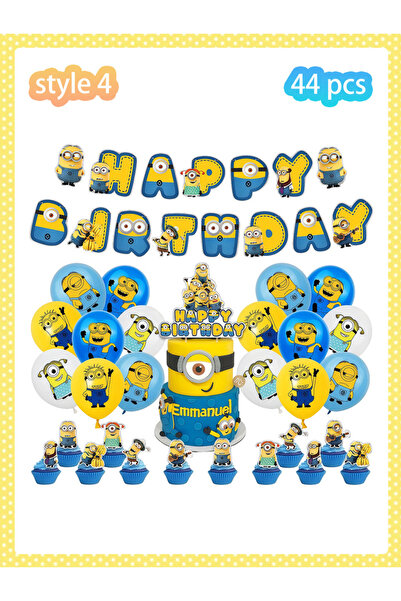 Miniso مجموعة أخرى من 4 قطع (13/15/16/44 قطعة) من لوازم حفلات أعياد ميلاد شخص...