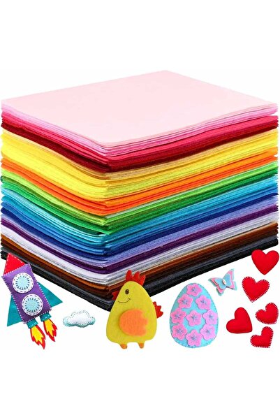 Choice 10cmx10cm 40pcs 40pcs Vibrant Craftsmanship Felt - A Soft Non Woven Du...