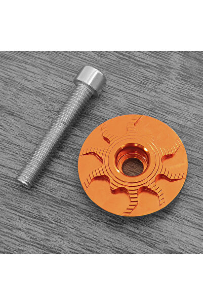Choice ZZSC Orange KRSEC Bike Stem Cover Aluminum Alloy Headset Top Cap MTB B...