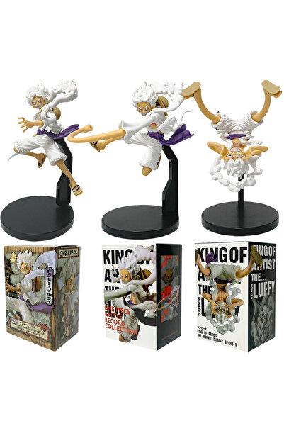 Choice6 Bandai 3PCS-with box One Piece Monkey D Luffy Figure Gear 5 Sun God N...