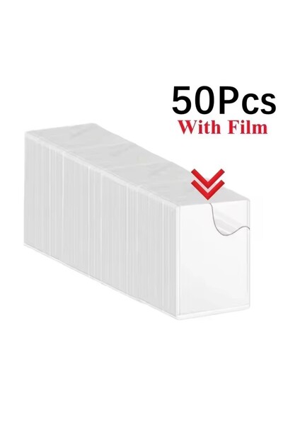 Choice 50 قطعة (مع غلاف واقٍ) 1/25/50 قطعة غلاف بطاقات كوري شفاف لموسيقى البو...