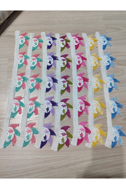 GÖNEN İğne Oyası Havlu Kenarı Oyası Pembe