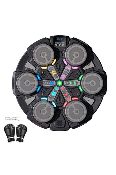 Choice 6-target black New Smart Music Boxing Machine Adult/Children Sports Fi...