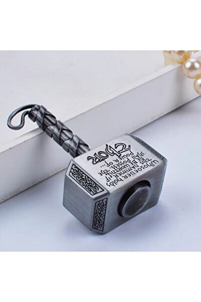 Choice1 لعبة سبينر معدنية فضية على شكل مطرقة، لعبة مكتبية لتخفيف التوتر والإج...