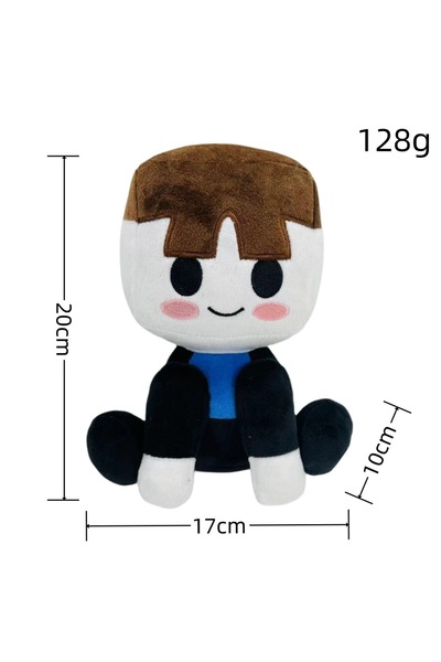 Choice 20cm D New Blox Buddies Plush Toys Cartoon Girl Black with Hat Yellow ...