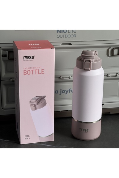 Choice غلاية رياضية محمولة من الفولاذ المقاوم للصدأ من تايسو، سعة 1200 مل، مز...