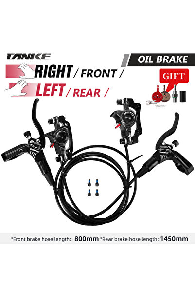 Choice فرامل قرصية هيدروليكية للدراجات الجبلية BLACK-RF-LR، ضغط الزيت، مشبك ف...