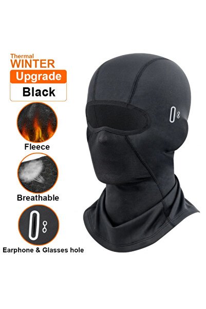 Choice4 upgrade black Thermal Winter Balaclava Cycling Full Face Mask Warm Ou...