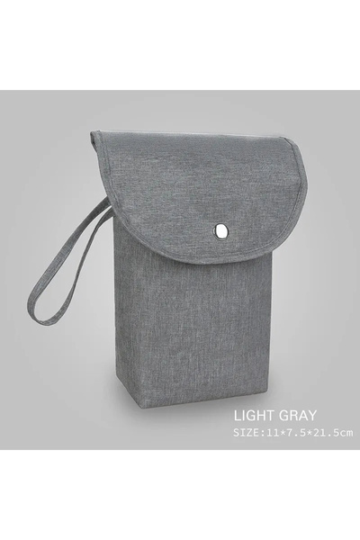 Choice grey Baby Diaper Bag Waterproof Wet Dry Pack Mummy Storage Pouch Nappy...