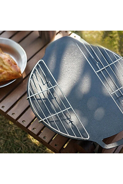 Choice silvery Outdoor Barbecue Net Steam Rack Stainless Steel Camping Barbec...