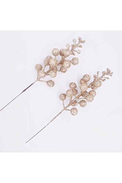 Choice 10pcs Champagne 10pcs Christmas Decoration Artificial Berry Bouquet Xm...