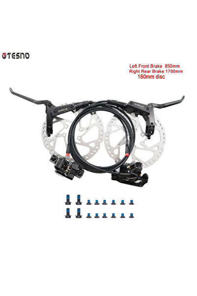 Choice فرامل قرصية هيدروليكية ثنائية المكابس للدراجات الكهربائية TESNO، مقاس ...