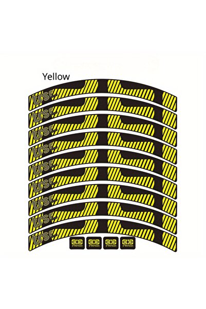 Choice مجموعة واحدة من 13 قطعة من ملصقات عجلات الدراجات الجبلية (13 قطعة) لتز...