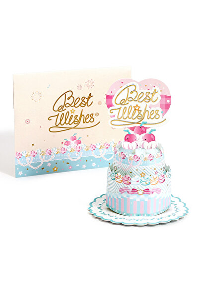 Choice SKY BLUE Simno 3D Pop Happy Birthday Card Postcards Greeting Cards Bir...