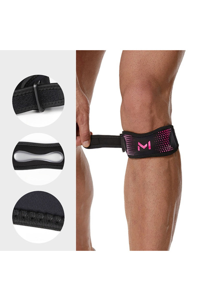 Choice Pink GTUBIKE 1PC Patella Knee Strap Adjustable Knee Brace Patellar Ten...
