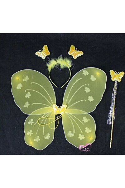 Arabamakss Butterfly Wing Set Yellow Color