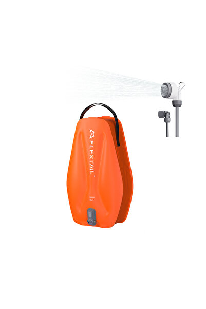 Choice حقيبة/دلو استحمام صغيرة من فليكس تيل - خزان مياه خارجي سعة 20 لترًا مع...