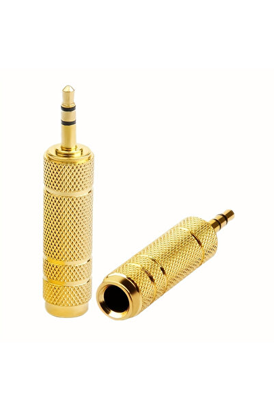 Choice1 طقم محولات صوتية من قطعتين، كبير يتحول إلى صغير، من 6.5 مم إلى 3.5 مم...