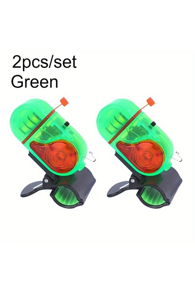 Choice جهاز إنذار صيد السمك الذكي من أكيبيك، قطعتان، أسود، تنبيه لعضة السمكة،...