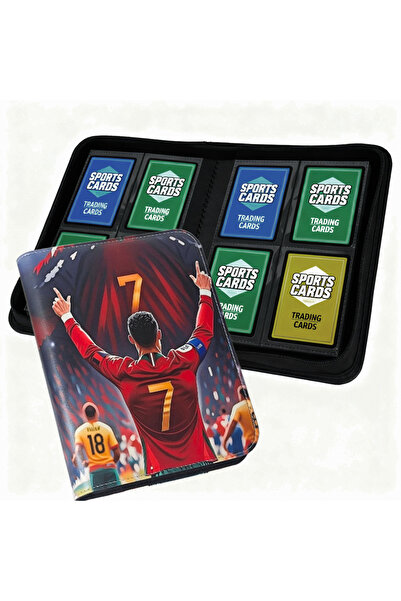 Choice مجلدان فاخران لبطاقات التداول، كل منهما مزود بأربعة جيوب، يحتوي على 16...