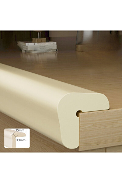 Choice واقي زوايا أمان للأطفال، بيج اللون، بطول مترين، يدوم ثانية واحدة، شريط...