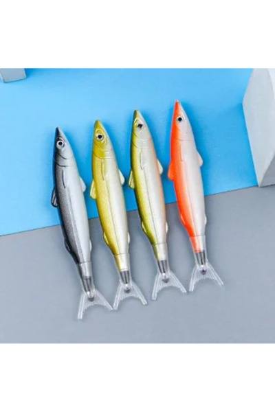 Choice قلم حبر جاف بتصميم سمكة محيطية لطيفة، لون عشوائي، قطعة واحدة، 0.5 مم، ...