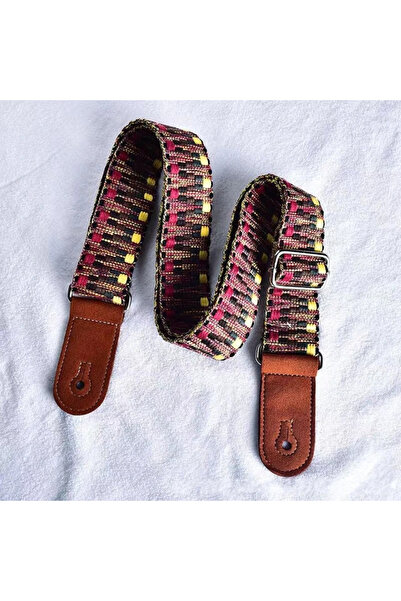 Choice UKU Flower Adjustable Handmade Braid Ukulele Strap Colorful Carrying B...