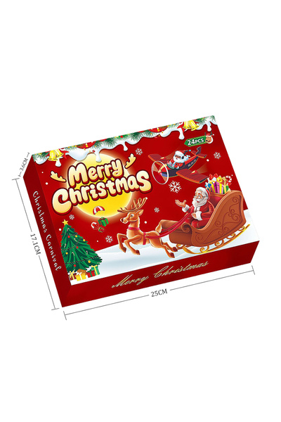 Choice 24TreasureHuntBox1PC 25cm 17.1cm 3.6cm Christmas Advent Calendar Prese...