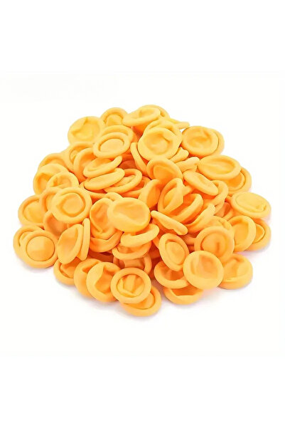 Choice 100 قطعة من أغطية الأصابع الصفراء للاستخدام مرة واحدة، مقاومة للغبار و...