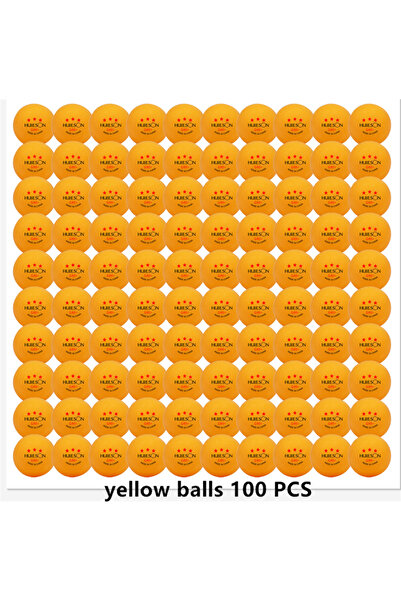 Choice 100 yellow balls Huieson 3 Star Ping Pong Balls 50~100 PCS ABS 40+ New...
