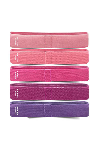 Choice 5pcs Fitness Elastic Resistance Bands Home training yoga sport resista...