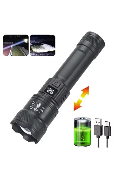 Choice OT-482 High Power 2000LM LED Flashlight Built-in Battery USB Rechargea...
