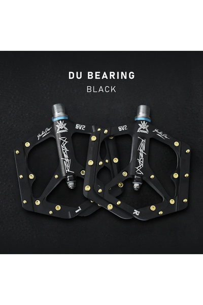 Choice دواسة دراجة هوائية SV2 سوداء اللون، مزودة بمحامل KRSEC DU، مصنوعة من س...