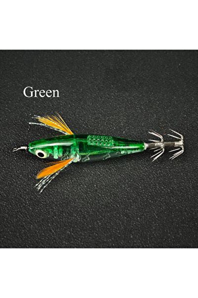 Choice طعم صيد روبيان وحبار أخضر من قطعة واحدة من أكيبيك، طعم أفقي مضيء للروب...