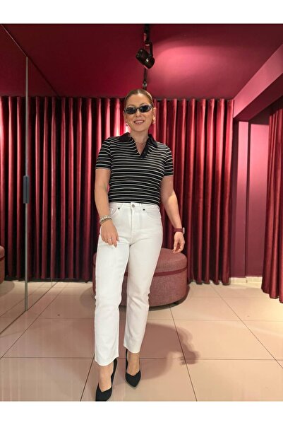 Serpirella Butik Zr Stretch Fabric Boyfit Jeans