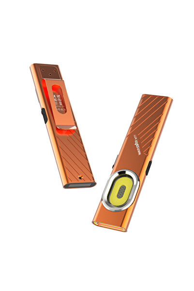 Choice مصباح يدوي برتقالي وارستار مزدوج الإضاءة مغناطيسي فائق النحافة بتقنية ...