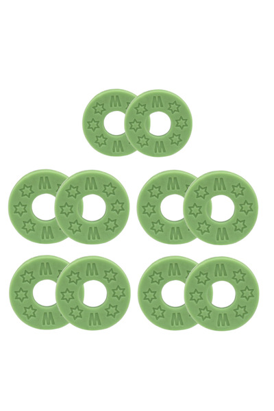 Choice 10Pcs Green Miwayer 10 Pcs Guitar Strap Locks Anti Slip PE Pads/Secure...