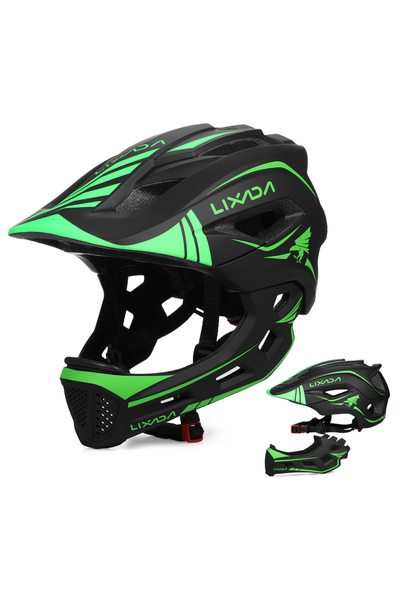 Choice خوذة ليكسادا للأطفال قابلة للفصل تغطي الوجه بالكامل، باللونين الأسود و...