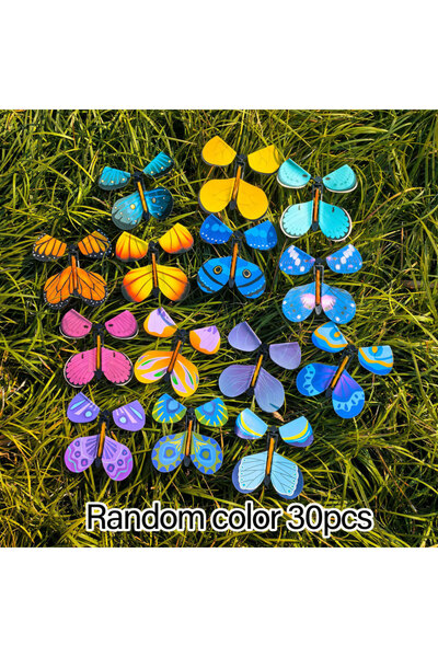 Choice 30 قطعة من الفراشات الطائرة، لعبة فراشات سحرية تعمل بالزنبرك، هدية للأ...